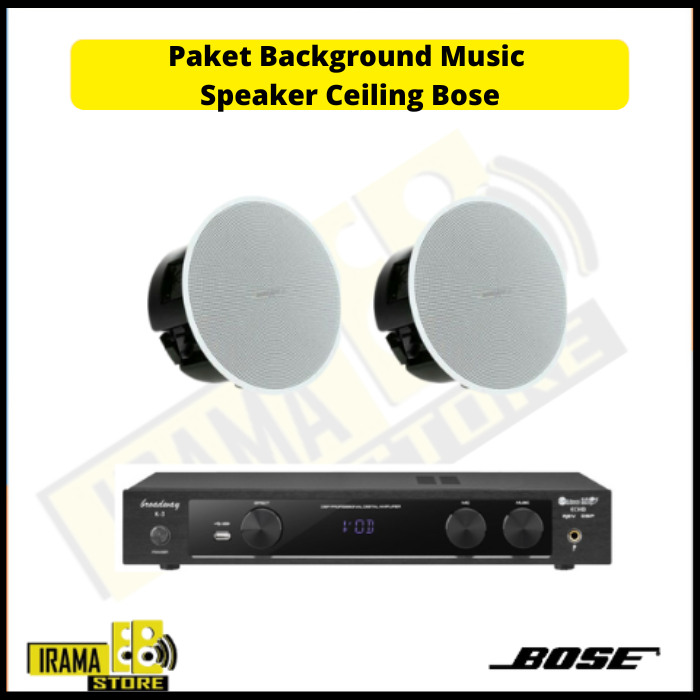 Paket Background Music Indoor Speaker Ceiling Bose - 2 Speaker